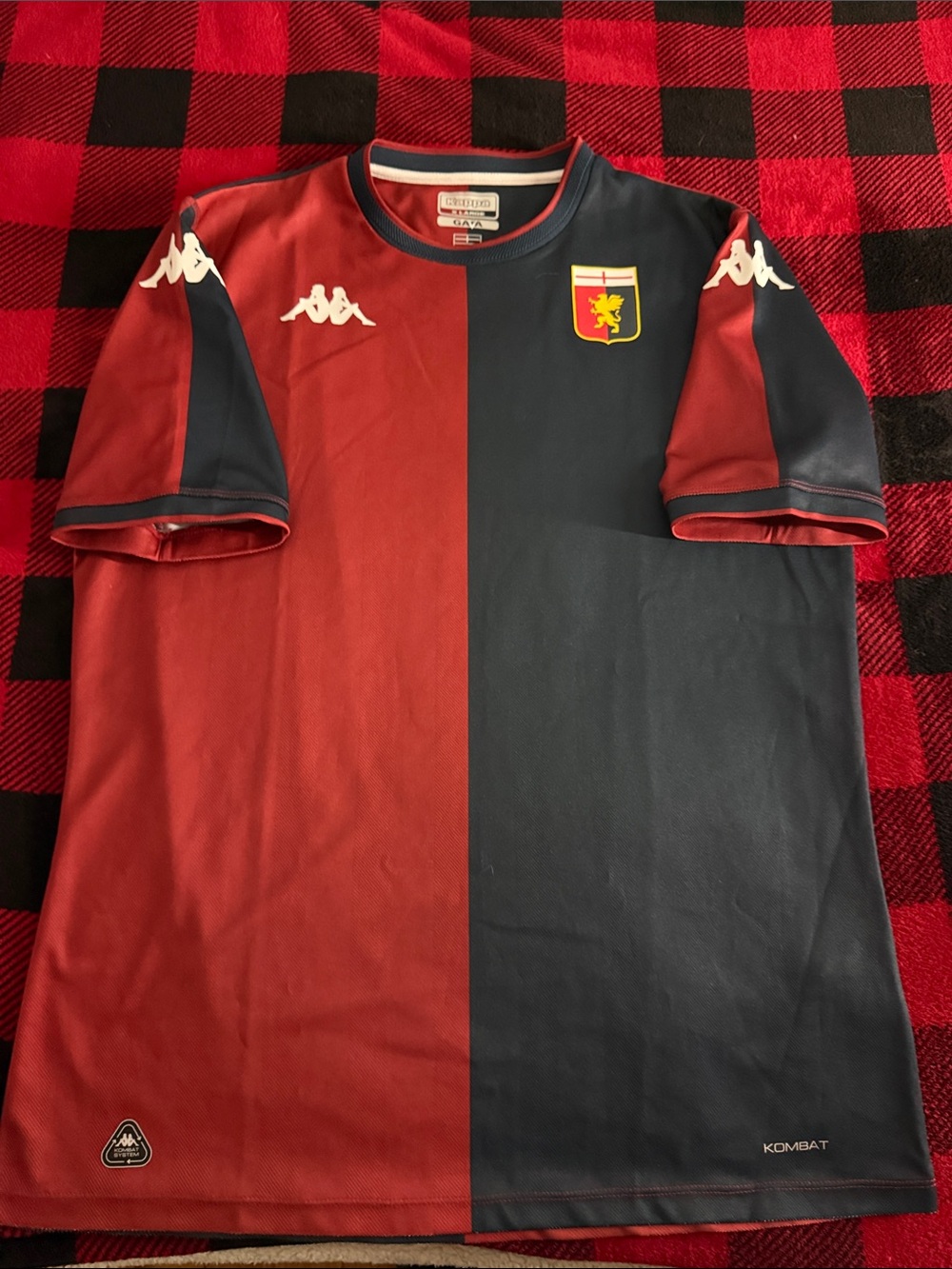 Genoa CFC 🇮🇹 2024-25 Kappa Serie A Home Player Edition Jersey